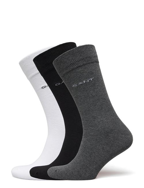 Soft Cotton Socks 3-Pack GANT Grey