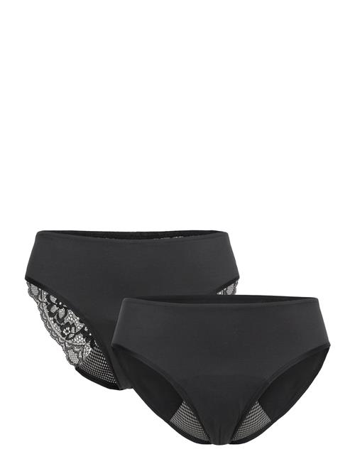 Hunkemöller Period Pants 2-Pack Hunkemöller Black