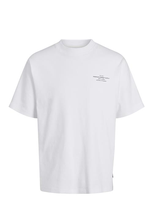 Jack & Jones Jprblachad Branding Ss Crew Neck Tee Sn Jack & J S White