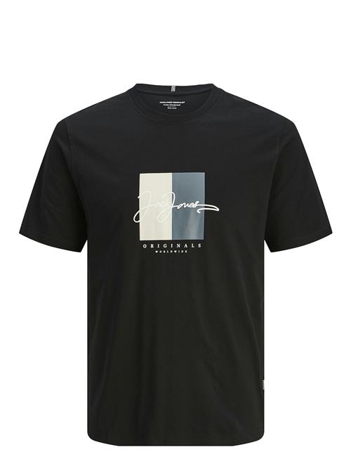 Jack & Jones Jorfrederiksberg Boxscript Tee Ss Sn Jnr Jack & J S Black