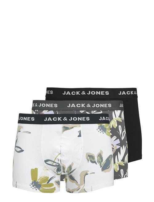 Jack & Jones Jacabstract Trunks 3 Pack Sn Jack & J S White