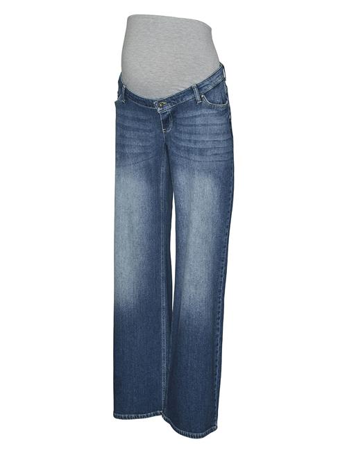 Mamalicious Mljada Lb Wideleg Jeans Mamalicious Blue