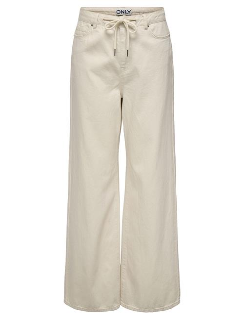 ONLY Onlsilla Mw Wide String Pant Cc Pnt ONLY Cream