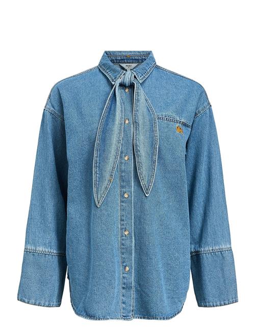 Object Objneel Lo L/S Denim Shirt 137 Object Blue