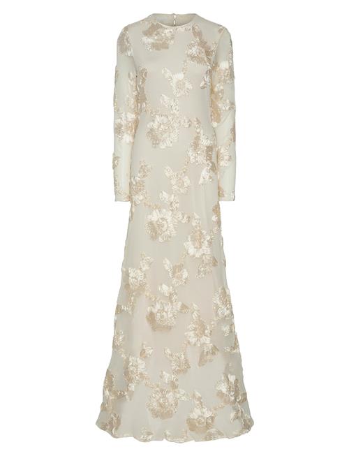 YAS Yasfloree Ls Train Dress S. - Celeb YAS Cream