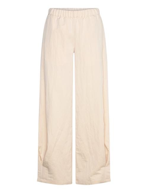 Mango Pleated Jogger Trousers Mango Beige