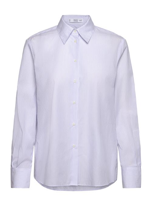 Regular Cotton Lyocell-Blend Shirt Mango Blue