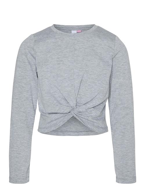 Vero Moda Girl Vmjoy Ls Knot Top Jrs Girl Vero Moda Girl Grey