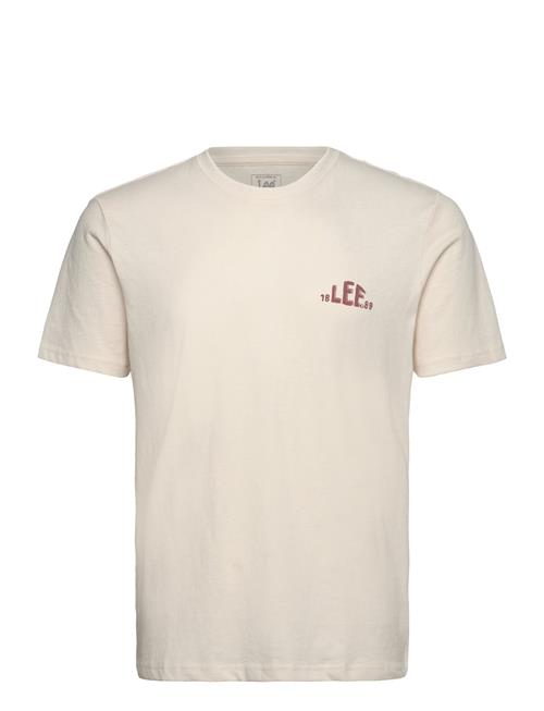 Lee Jeans Regular Logo Tee Lee Jeans Beige