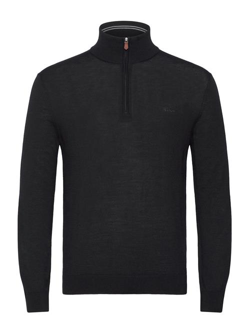 Extrafine Merino Wool Half Zip GANT Black