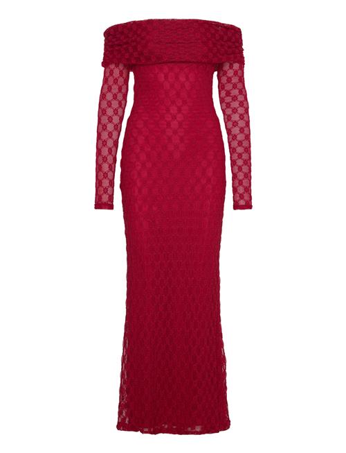 Adoni Off Shoulder Maxi Dress Bardot Red