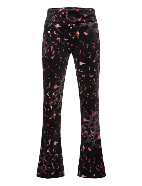 Juicy Couture Velour Leopard Print Deep Waistband Jogger Juicy Couture Patterned