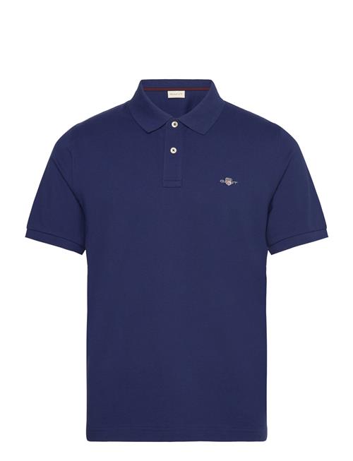 GANT Shield Logo Ss Pique GANT Blue