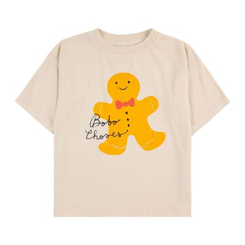 Bobo Choses Gingerbread T-shirt Offwhite | Hvid | 6-7 years