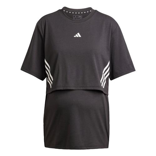 ADIDAS PERFORMANCE Funktionsbluse  sort / hvid