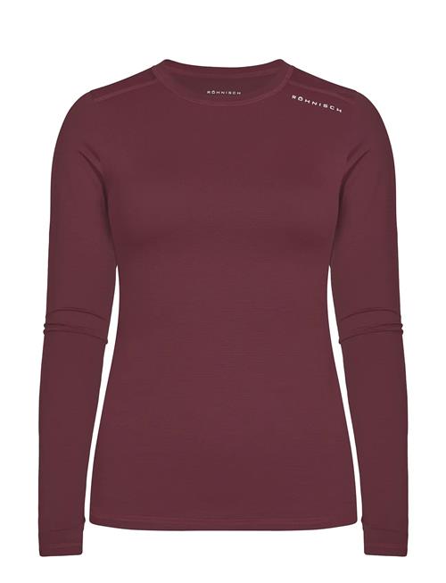 Jacquard Long Sleeve Röhnisch Burgundy