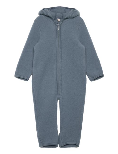 Huttelihut Pram Suit Wool Fleece Huttelihut Navy