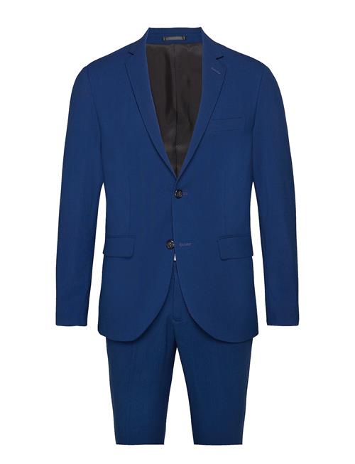 Lindbergh Plain Mens Suit - Normal Length Lindbergh Blue