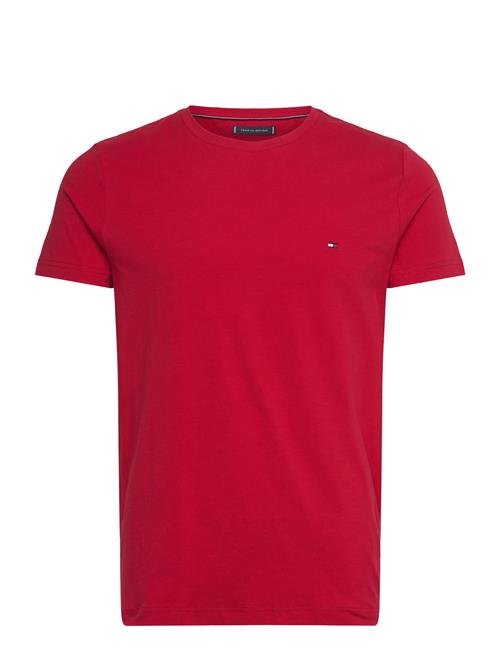 Stretch Slim Fit Tee Tommy Hilfiger Red