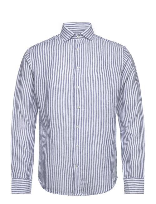 Bs Sydney Casual Slim Fit Shirt Bruun & Stengade Blue