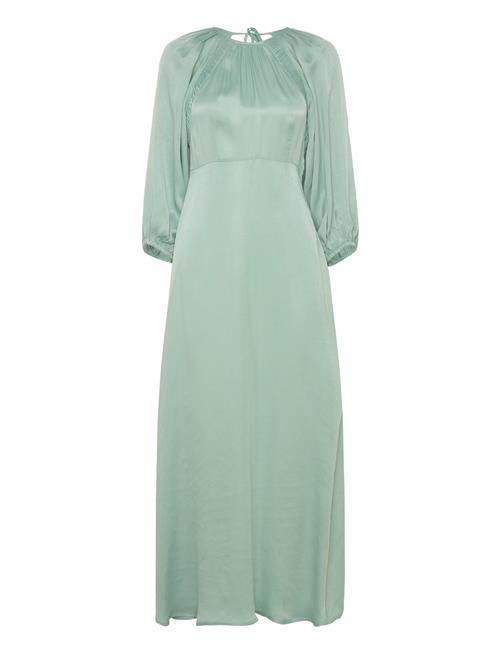 Crepe Satin Maxi Dress By Ti Mo Green