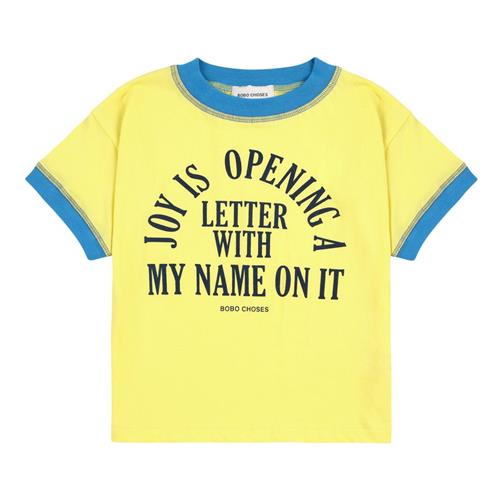 Bobo Choses Joy Is T-shirt Light Yellow | Gul | 2-3 years