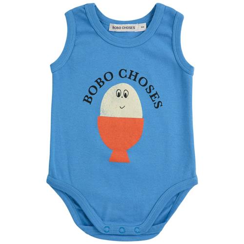 Bobo Choses Morning Egg Baby Tank Body Blue | Blå | 24 months