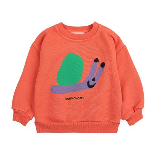 Bobo Choses Funny Snail Baby Sweatshirt Red | Rød | 24 months