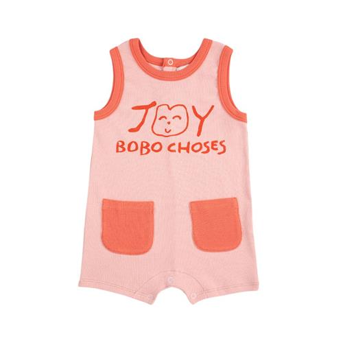 Bobo Choses Smiling Baby Lyserød Heldragt Light Pink | Lyserød | 12 months