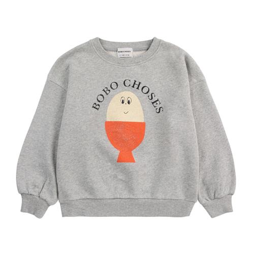 Bobo Choses Morning Egg Sweatshirt Heather Grey | Grå | 10-11 years