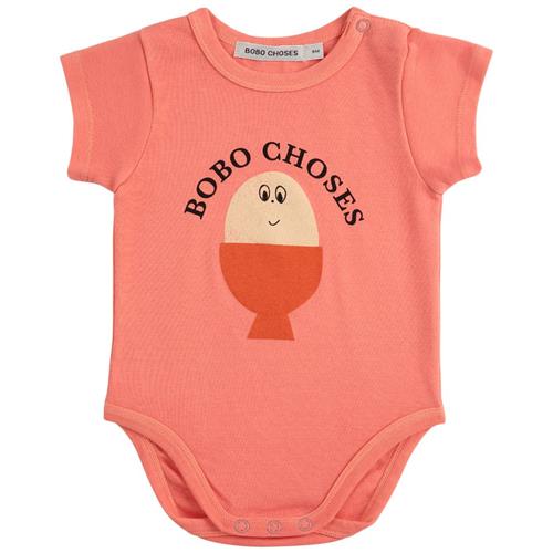 Bobo Choses Morning Egg Baby Body Coral Pink | Lyserød | 6 months