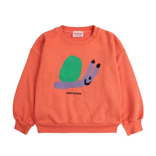 Bobo Choses Funny Snail Sweatshirt Red | Rød | 6-7 years