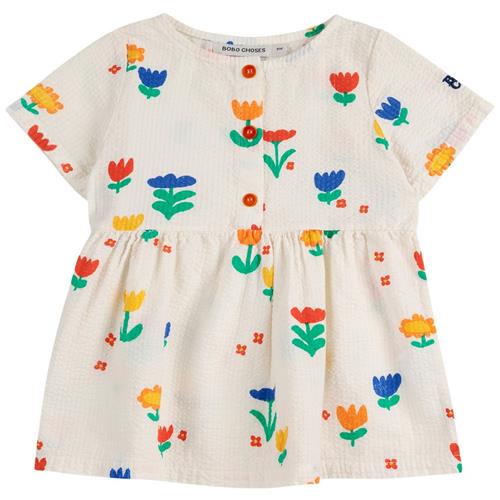 Bobo Choses Garden Party All Over Baby Vævet Kjole Offwhite 6 months  Creme  6 måneder  Unisex