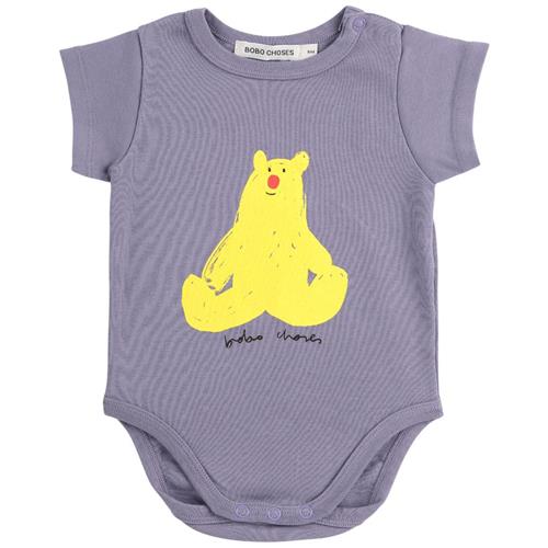 Bobo Choses Hug Me Bear Baby Body Navy Blue 9 months  Marineblå  9 måneder  Unisex