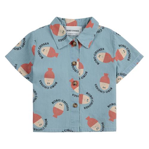 Bobo Choses Morning Egg All Over Baby Denim-skjorte Light Blue | Blå | 18 months