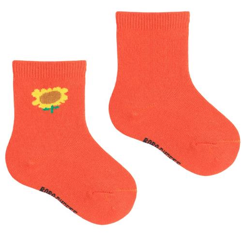 Bobo Choses Sunflower Baby Korte Sokker Pakke X 2 Multicolor | Rød | 20-22 EU