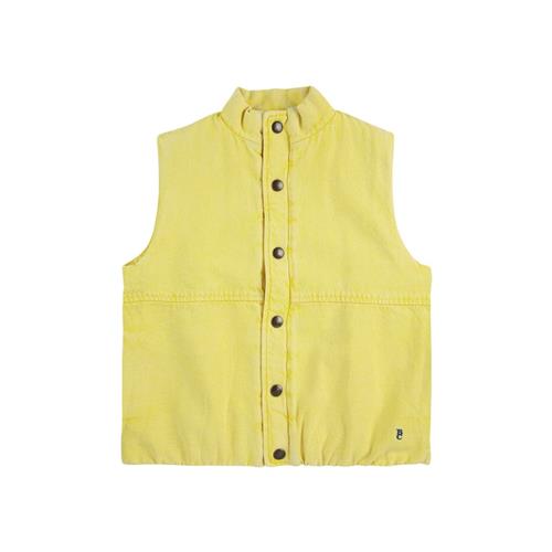 Bobo Choses Smiling Denim-vest Yellow | Gul | 4-5 years