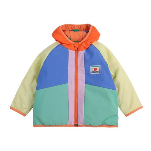 Bobo Choses Color Block Baby Vendbar Let Anorak Orange 12 months  Orange.  12 måneder  Unisex