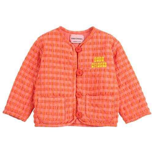 Bobo Choses Vichy Baby Vatteret Jakke Pink | Lyserød | 12 months