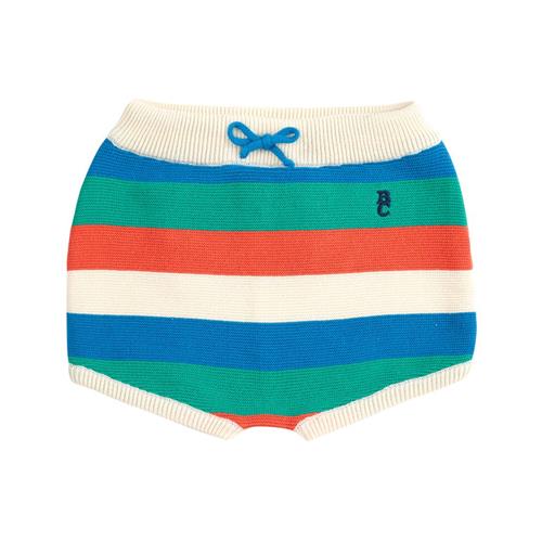 Bobo Choses Striped Baby Strikkede Shorts Offwhite |  | 9 months