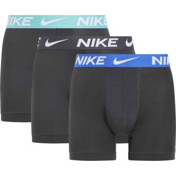 Nike 9P Everyday Essentials Micro Boxer Brief Blå/Turkise polyester Large Herre