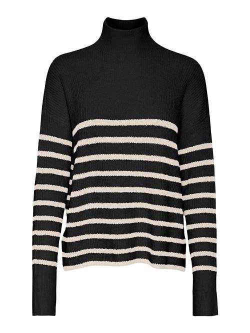 VERO MODA Pullover 'VMMarina'  sort / hvid