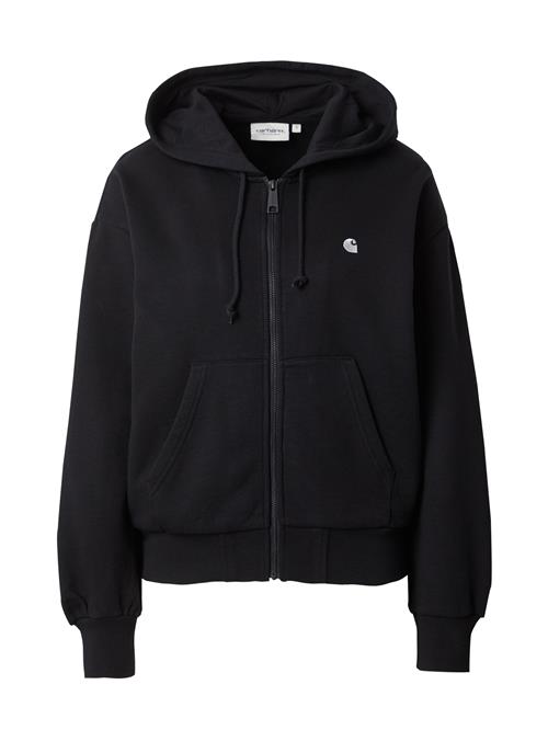 Carhartt WIP Sweatjakke 'Casey'  sort / hvid