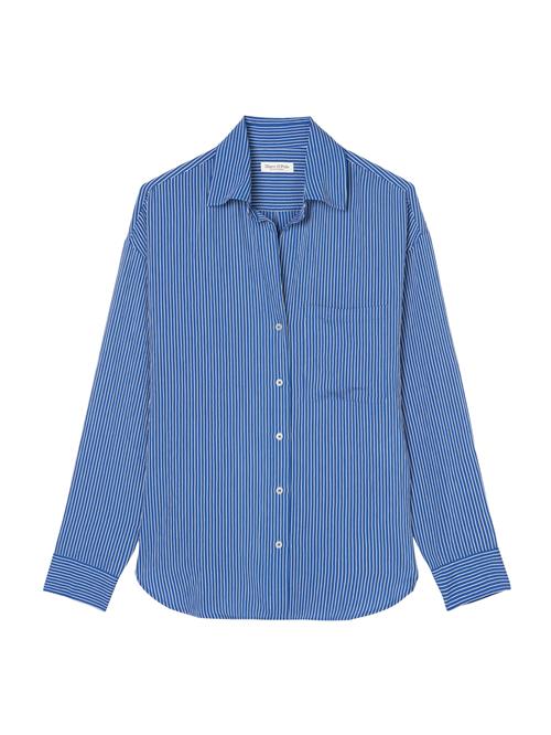 Marc O'Polo Bluse  ensian / hvid