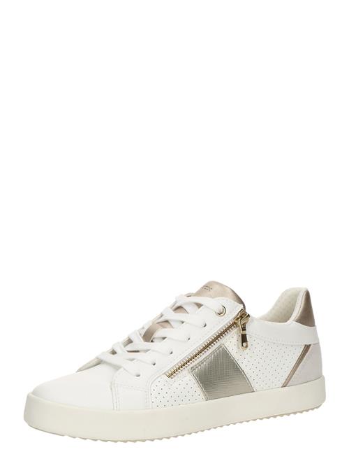 GEOX Sneaker low 'BLOMIEE'  mokka / sølv / hvid / offwhite