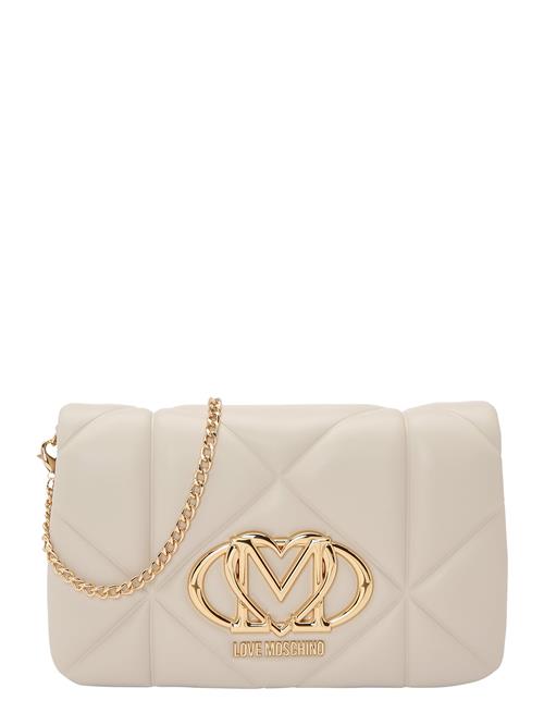 Love Moschino Skuldertaske  elfenben / guld