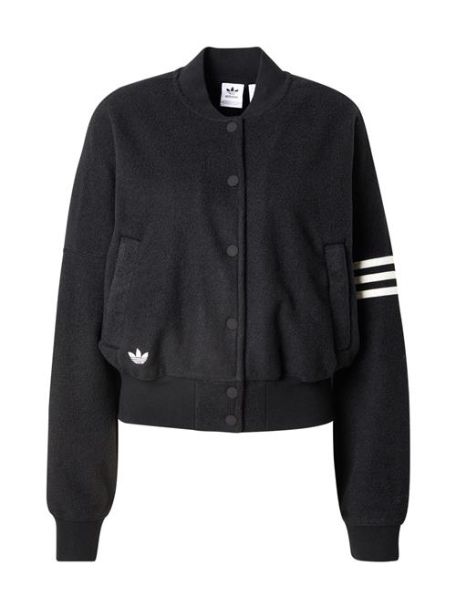 ADIDAS ORIGINALS Sweatjakke  sort / hvid