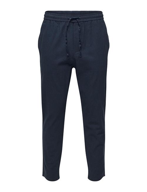 ONLY & SONS Onslinus Crop 0007 Cot Lin Pnt Noos ONLY & SONS Navy