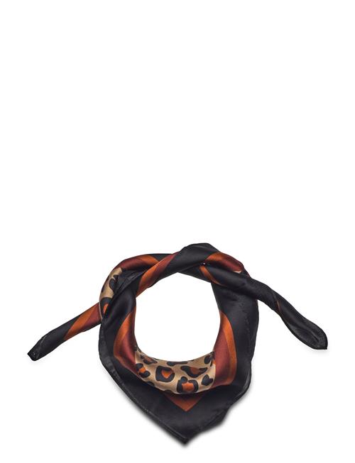 Pcninna Small Silk Scarf Fp Pieces Brown