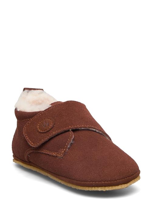 Taj Wool Indoor Shoe Wheat Brown